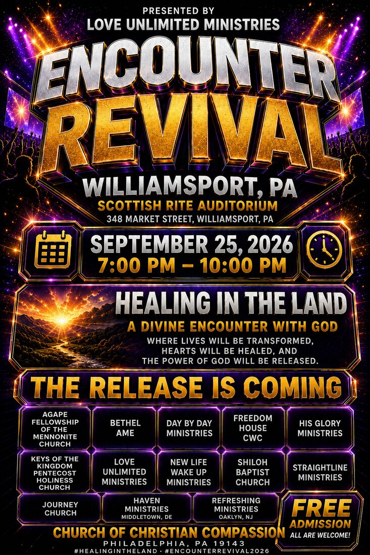 Williamsport City-Wide Encounter Revival flyer — September 25, 2026